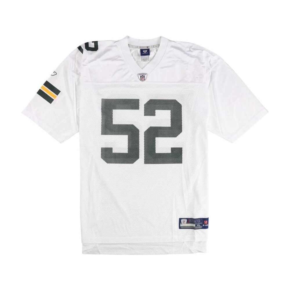 ONFIELD Mens Green Bay Packers Jersey, White, M, DM